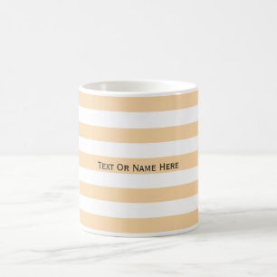 Kundenspezifischer Text-Name Champagne rosa u. Tasse