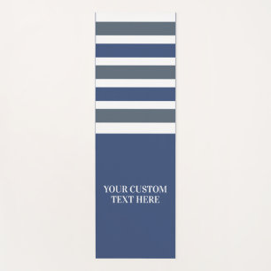 Kundenspezifischer Text Stripes Musteryogamatte Yogamatte