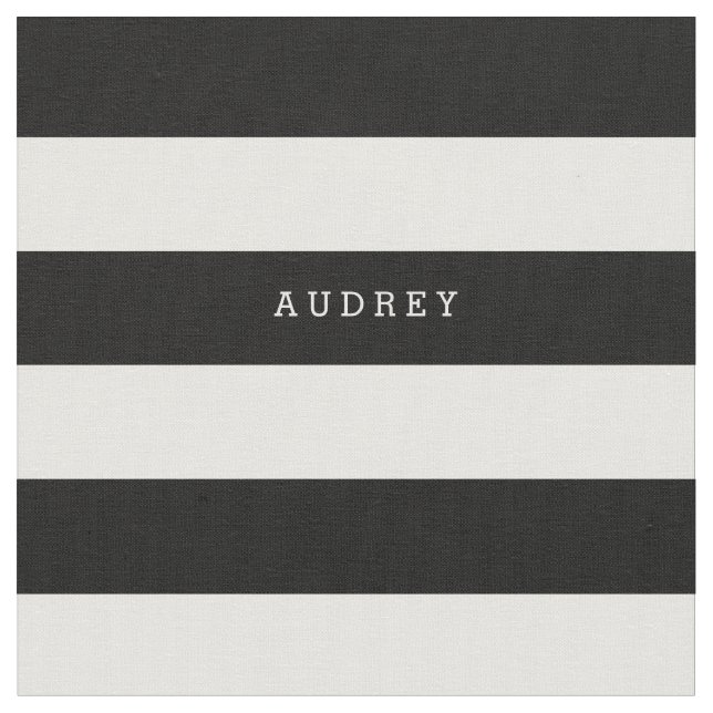 Kundenspezifischer Text u. Streifen Stoff (Nahaufnahme)