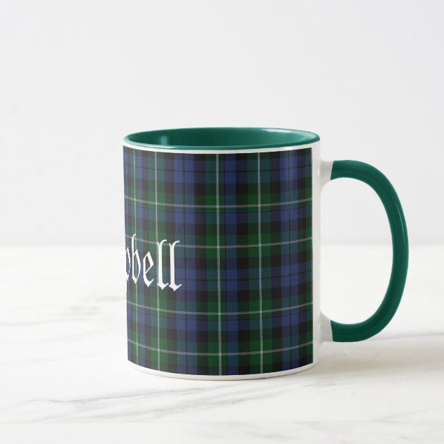Kundenspezifischer traditioneller CampbellTartan Tasse (Rechts)