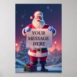 Kundenspezifischer Weihnachtsgruß: Das besondere Z Poster