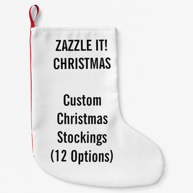 Kundenspezifischer WeihnachtsStrumpf-KLEINER 1 mit Kleiner Weihnachtsstrumpf (Vorderseite)