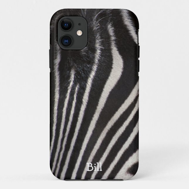 Kundenspezifischer Zebra iPhone Fall - Handy-Fall Case-Mate iPhone Hülle (Rückseite)