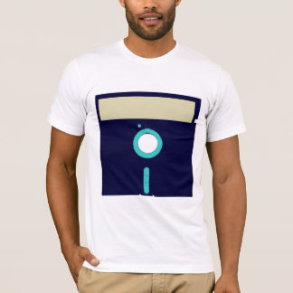 Kundenspezifisches Aufkleberdisketten-Shirt T-Shirt