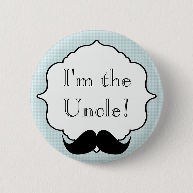 Kundenspezifisches Baby-Duschen-Party bin ich der Button (Vorderseite)