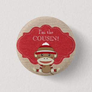 Kundenspezifisches Baby-Duschen-Party bin ich der Button