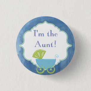 Kundenspezifisches Baby-Duschen-Party bin ich die Button
