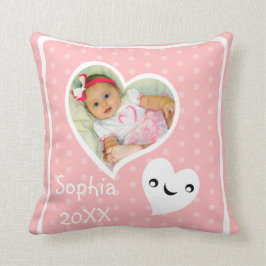 Kundenspezifisches Baby-Mädchen-Fotothrow-Kissen Kissen
