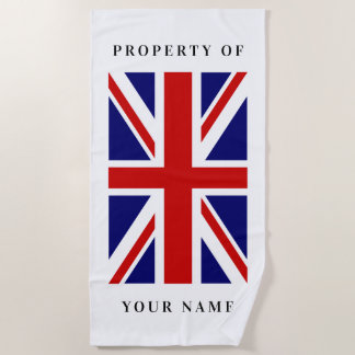 Kundenspezifisches Badetuch der britischen