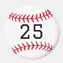 Kundenspezifisches Baseball-Geschenk für Sportteam Magnet