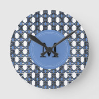 Kundenspezifisches blaues abstraktes