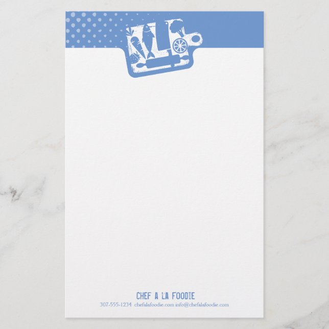 Kundenspezifisches Briefpapier (Vorderseite)