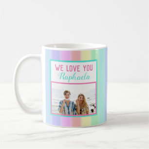 Kundenspezifisches buntes Regenbogen-bester Kaffeetasse