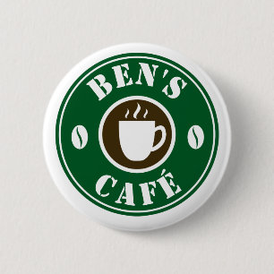 Kundenspezifisches Café barrista runde Button