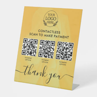 Kundenspezifisches Endkundenwerbung mit Multi-QR-C Sockelschild