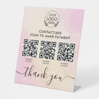 Kundenspezifisches Endkundenwerbung mit Multi-QR-C Sockelschild