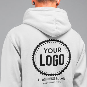 Kundenspezifisches Firmenlogo und Slogan mit Werbe Hoodie