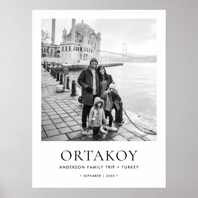 Kundenspezifisches Foto & Details Museumsstil-Post Poster (Vorne)