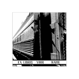 Kundenspezifisches Foto ex Libris Buchzeichen Gummistempel