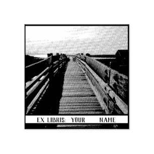 Kundenspezifisches Foto ex Libris Buchzeichen Gummistempel