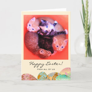 Kundenspezifisches Foto fröhliche Ostern von allen Feiertagskarte