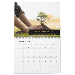 Kundenspezifisches Foto für Schwarz-Gold-Monogram- Kalender