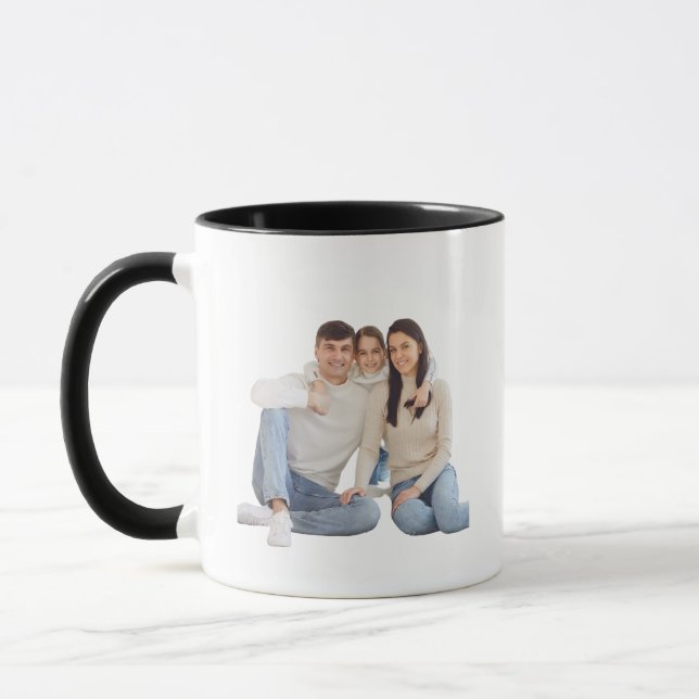 Kundenspezifisches Foto Geschenk für sie, Gesichts Tasse (Links)