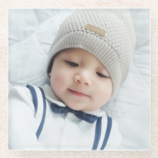 Kundenspezifisches Foto Glasuntersetzer (Vorderseite)