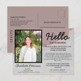 Kundenspezifisches Foto Ihre Nachbarschaft Moderne Postkarte