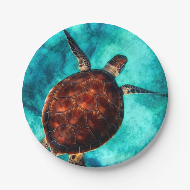 Kundenspezifisches Foto Personalisiert modern Pappteller (Vorderseite)