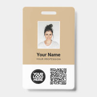 Kundenspezifisches Foto, Qr und Bar, Logo, Name