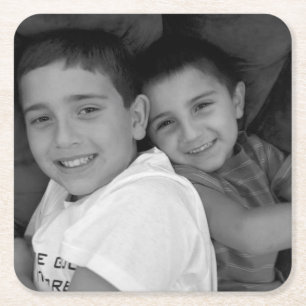 Kundenspezifisches Foto Rechteckiger Pappuntersetzer