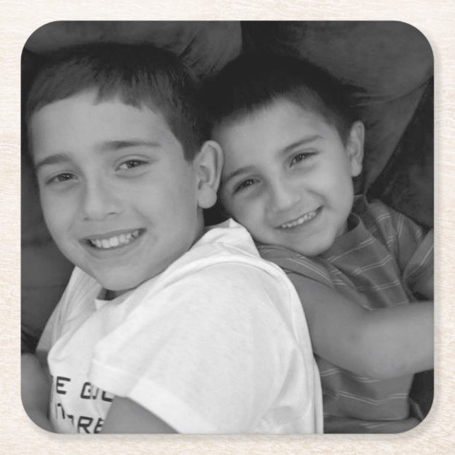 Kundenspezifisches Foto Rechteckiger Pappuntersetzer (Vorderseite)