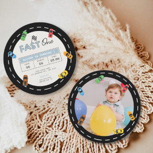 Kundenspezifisches Foto, Schnell ein Rennwagen Jun Einladung