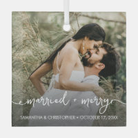 Kundenspezifisches Foto Verheiratet & Frohe Erste