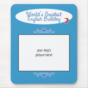 Kundenspezifisches Foto! Weltbeste englische Mousepad