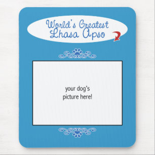 Kundenspezifisches Foto! Weltbestes Lhasa Apso Mousepad