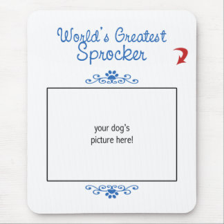 Kundenspezifisches Foto! Weltbestes Sprocker Mousepad