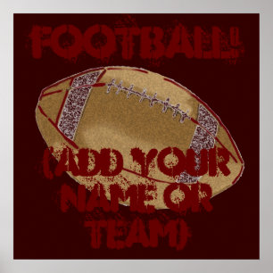 Kundenspezifisches Fußball-Plakat Poster
