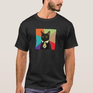 Kundenspezifisches Geschäfts-Katzen-Shirt T-Shirt