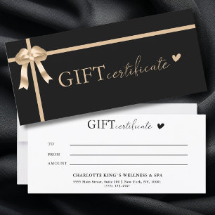 Kundenspezifisches Geschenkzertifikat