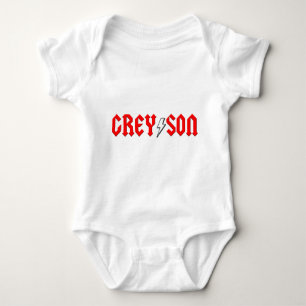 kundenspezifisches GREYSON Rock-and-RollShirt Baby Strampler
