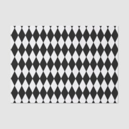 Kundenspezifisches Harlekin-schwarzer Seidenpapier