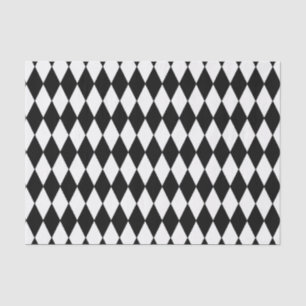 Kundenspezifisches Harlekin-schwarzer Seidenpapier