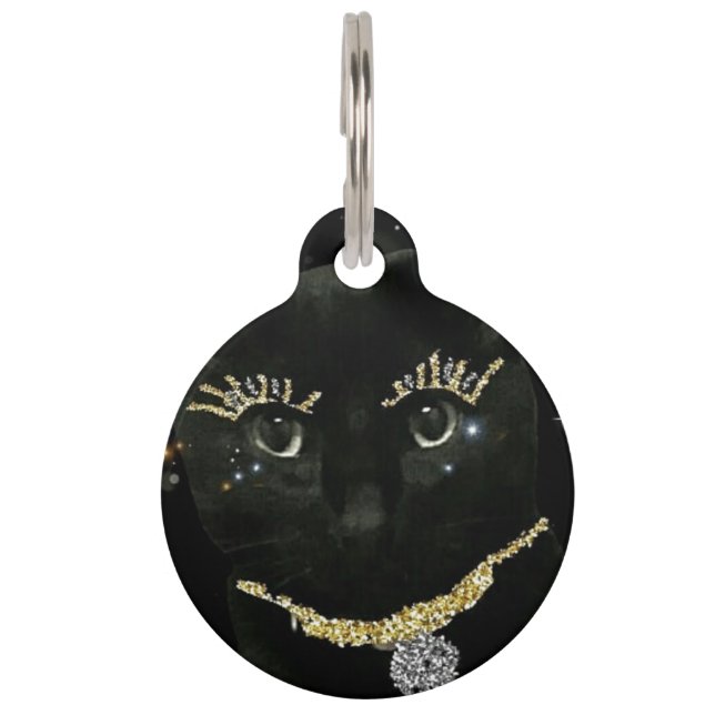 Kundenspezifisches Haustier-Foto-personalisierter Haustiermarke (Vorderseite)