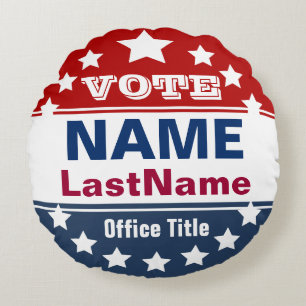 Kundenspezifisches Kampagnen-Kissen Rundes Kissen