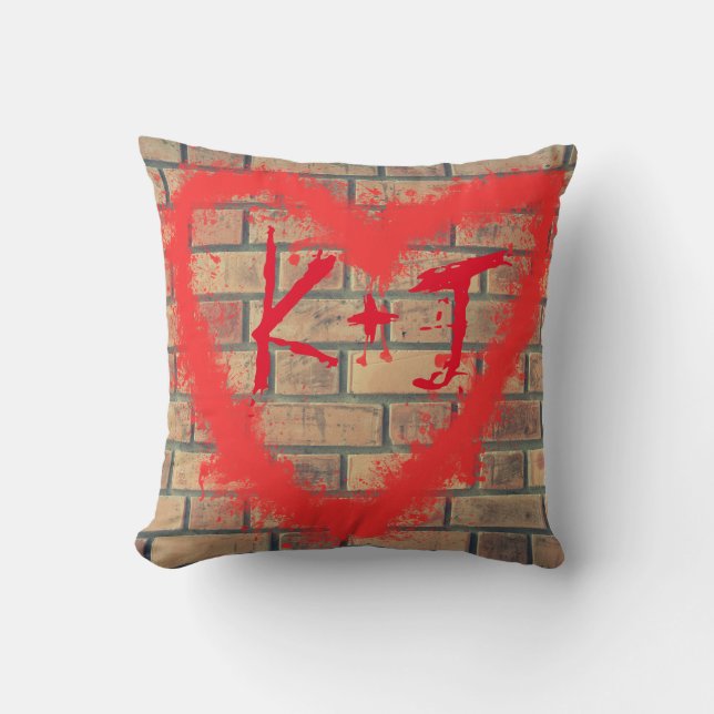 Kundenspezifisches Kissen Wurf der Backsteinmauer (Vorderseite)