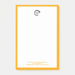 Kundenspezifisches Logo-Branding Modernes Retro-Go Post-it Klebezettel