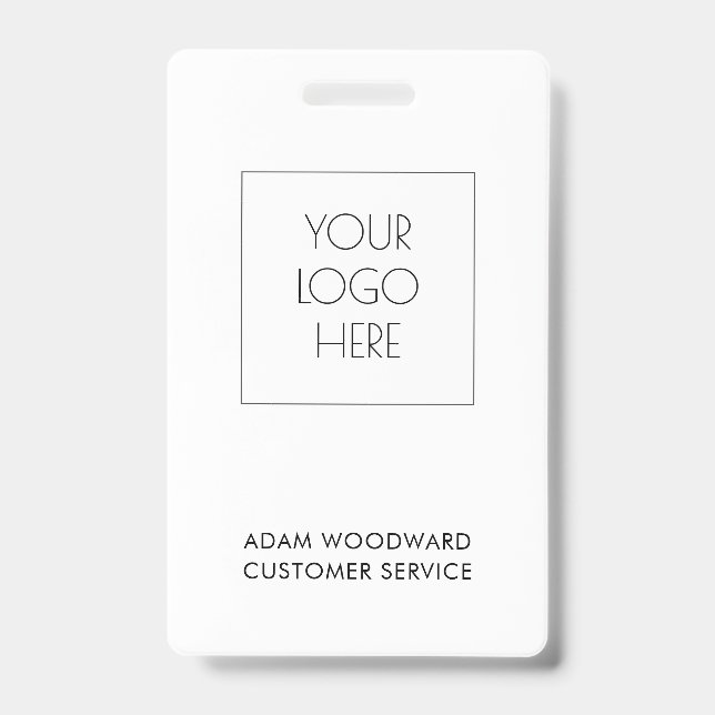 Kundenspezifisches Logo-Business-ID-Personal Mitar Ausweis (Vorderseite)