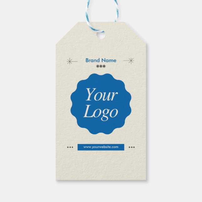 Kundenspezifisches Logo für moderne Unternehmensma Geschenkanhänger (Rückseite)